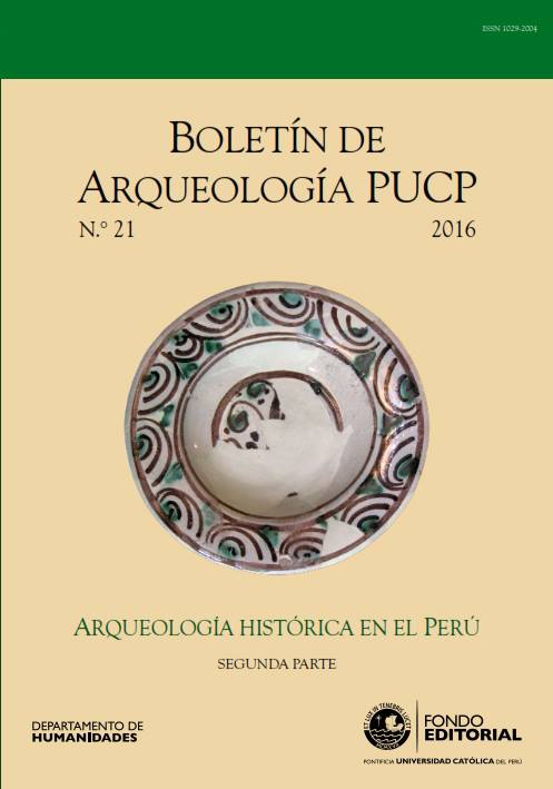 Arqueologia Historica en el Peru