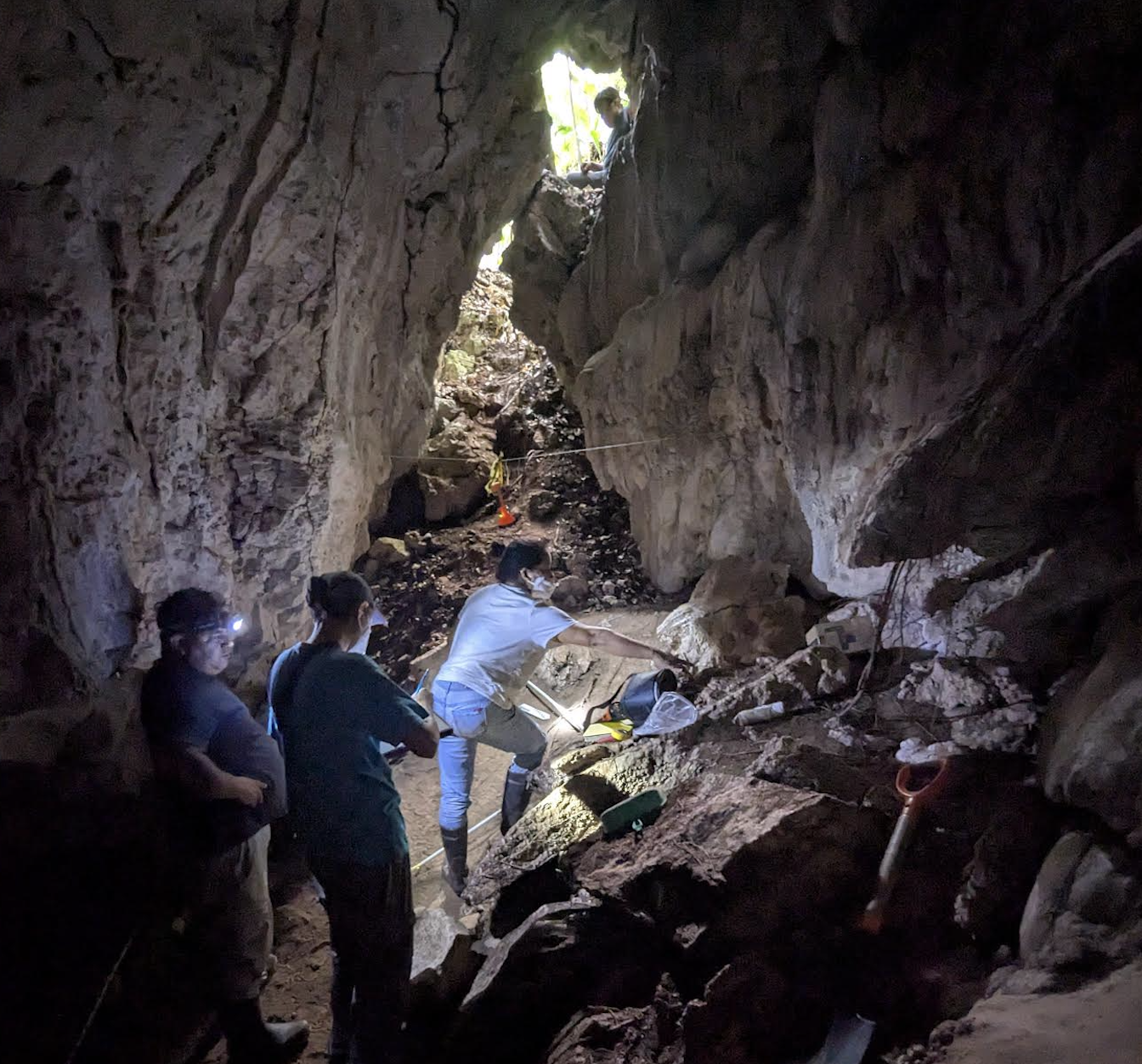 Archaeological fieldwork, Chiapas, Mexico.